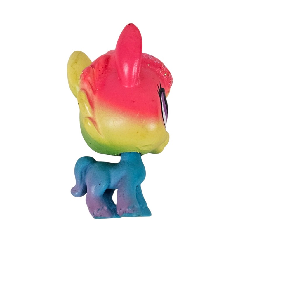 Littlest Pet Shop LPS #26 Prisman Highhoof Rainbow Glitter Horse Toy Figure W47‎ - Picture 2 of 4